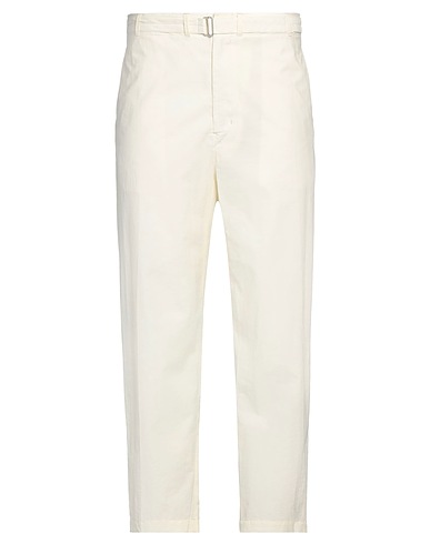 LEMAIRE Casual trouser Ivory 84% Cotton, 16% Polyamide