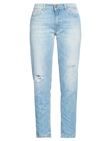 DONDUP Denim trousers Blue 89% Cotton, 11% Elastomultiester