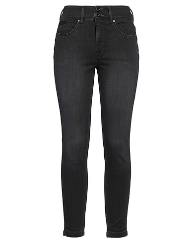 SALSA JEANS Denim pants Charcoal 93% Cotton, 5% Elastomultiester, 2% Elastane, Polyester, Polyurethane