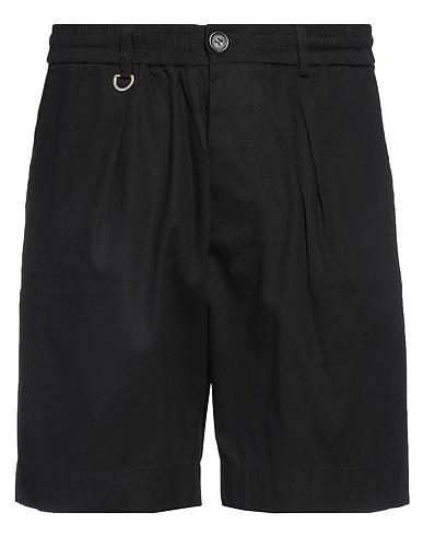 PAOLO PECORA Shorts & Bermuda NERO 100% Cotton