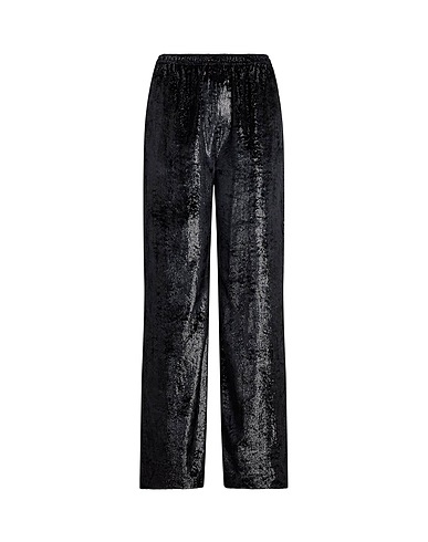 POLO RALPH LAUREN Casual trouser METALLIC VELVET PULL-ON PANT
 Black 65% Recycled polyester, 35% Polyester