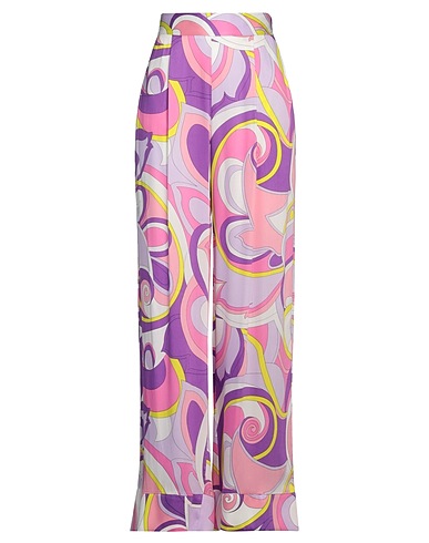 B.YU Casual trouser Pink 100% Viscose