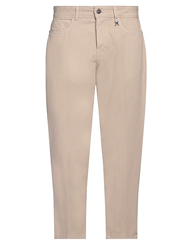 RICHMOND X Denim trousers Beige 100% Cotton