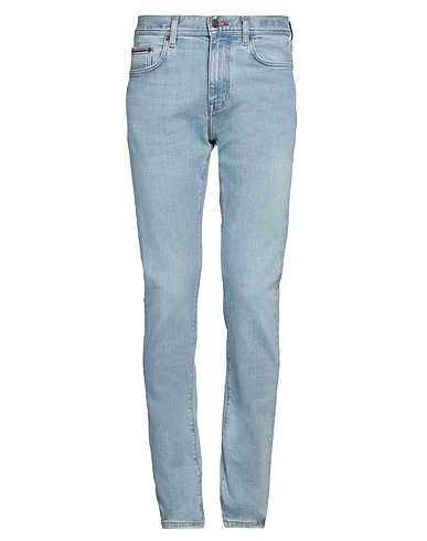 TOMMY HILFIGER Denim trousers Blue 95% Cotton, 5% Elasterell-p