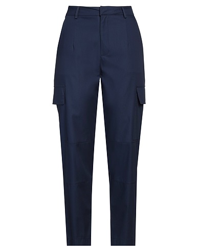MORE by SISTE'S Casual pants Navy 71% Cotton, 26% Polyamide, 3% Elastane