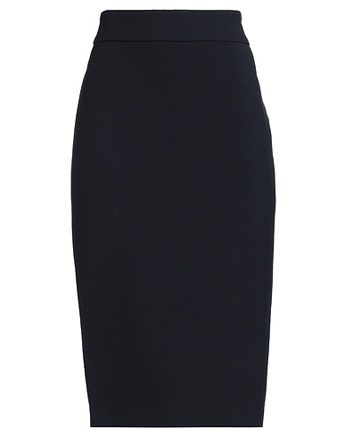 PESERICO Midi skirt Navy blue 63% Polyester, 27% Viscose, 7% Cotton, 3% Elastane