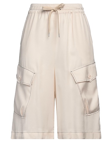 PINKO Shorts & Bermuda Cream 100% Viscose, Polyester