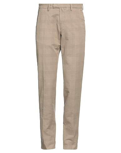 BRIGLIA 1949 Casual trouser Sand 63% Paper, 35% Linen, 2% Elastane