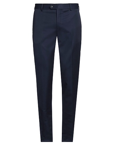 BRIAN DALES Casual trouser Midnight blue 100% Cotton