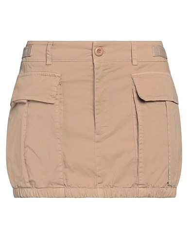 ANIYE BY Mini skirt Sand 97% Cotton, 3% Elastane