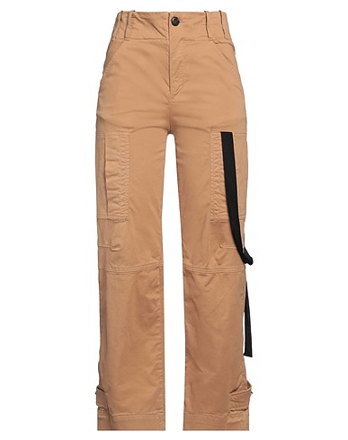 PINKO Casual pants Camel 97% Cotton, 3% Elastane