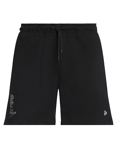 YOHJI YAMAMOTO POUR HOMME Shorts & Bermuda Black 100% Cotton, Elastane