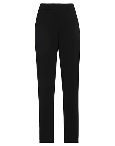 RUE DU BAC Casual pants Black 91% Polyester, 9% Elastane