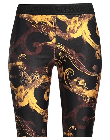 VERSACE JEANS COUTURE Shorts & Bermuda Black 80% Polyester, 20% Elastane