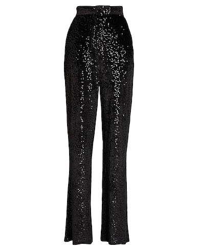 MVP WARDROBE Casual trouser Black 92% Polyester, 8% Elastane