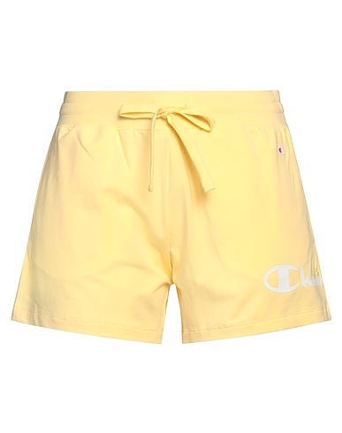 CHAMPION Shorts & Bermuda Yellow 90% Cotton, 10% Elastane