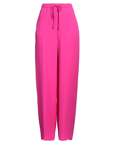 VALENTINO GARAVANI Casual trouser Fuchsia 100% Silk