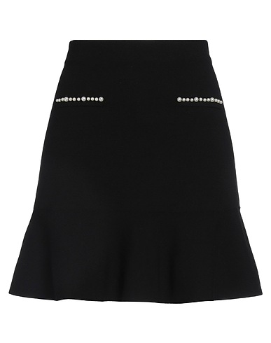 LIU •JO Mini skirt Black 62% Viscose, 38% Polyester