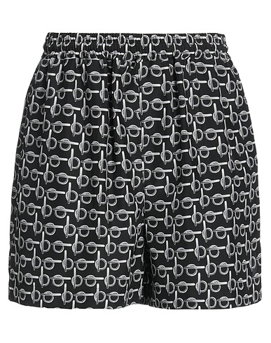 BURBERRY Shorts & Bermuda Black 100% Silk