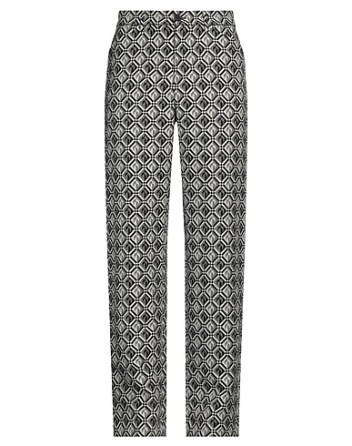 MARINE SERRE Casual pants Black 65% Wool, 35% Recycled polyester