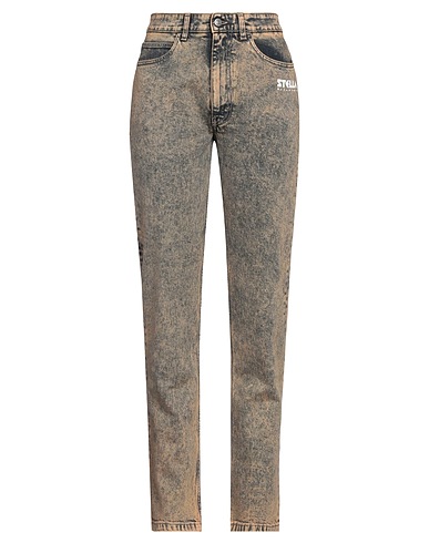 STELLA McCARTNEY x DISNEY Denim pants Apricot 98% Cotton, 2% Elastane