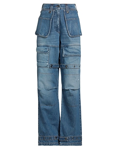 MSGM Denim trousers Blue 100% Cotton