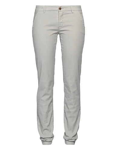 CAMOUFLAGE AR AND J. Casual trouser Grey 82% Cotton, 15% Polyester, 3% Elastane