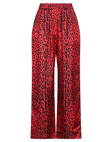 DOLCE&GABBANA Casual pants Red 100% Silk