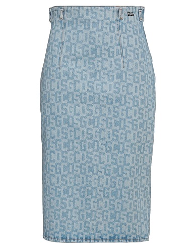 GCDS Denim skirt Blue 100% Cotton