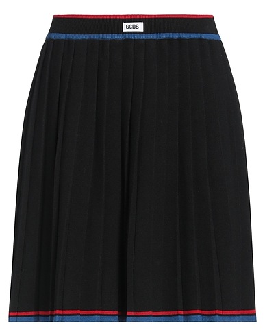 GCDS Mini skirt Black 72% Viscose, 28% Polyester