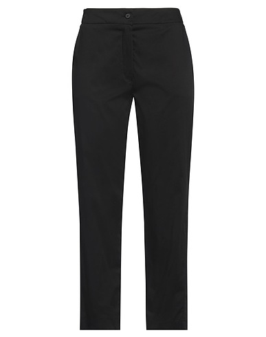 CLIPS Casual trouser Black 79% Cotton, 18% Polyamide, 3% Elastane