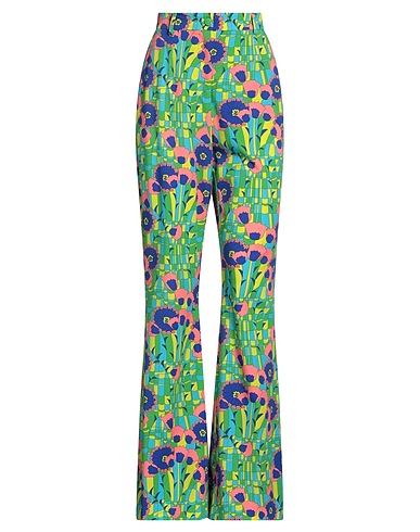 DOLCE&GABBANA Casual trouser Green 87% Wool, 10% Polyamide, 3% Elastane