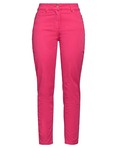 CLIPS MORE Casual trouser Fuchsia 97% Cotton, 3% Elastane