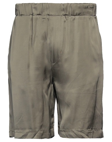 C.9.3 Shorts & Bermuda Military green 100% Viscose