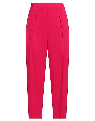 FRIDA MADÈ Casual pants Fuchsia 94% Viscose, 6% Elastane