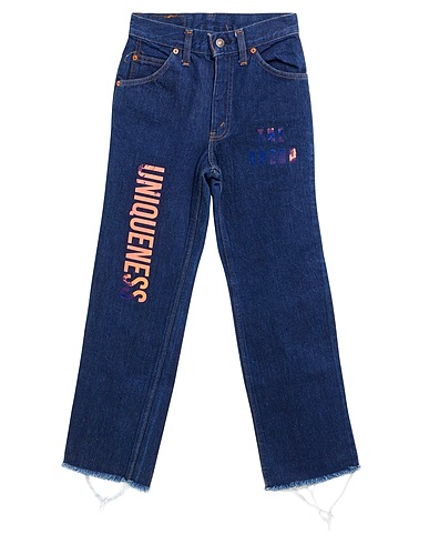 LEVI'S Denim trousers Blue 100% Cotton