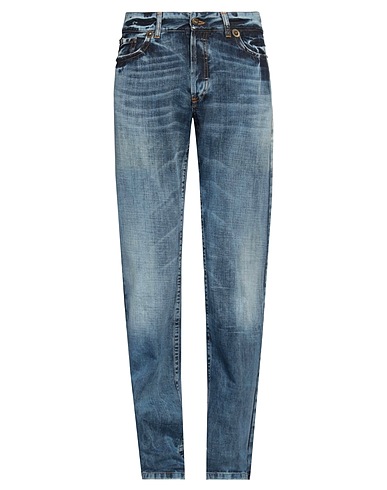 RICHMOND Denim trousers Blue 100% Cotton