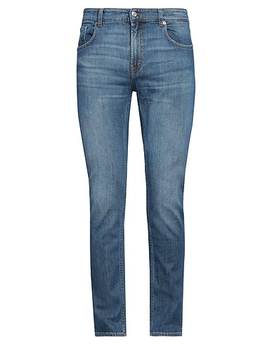 DEPARTMENT 5 Denim trousers Blue 98% Cotton, 2% Elastane