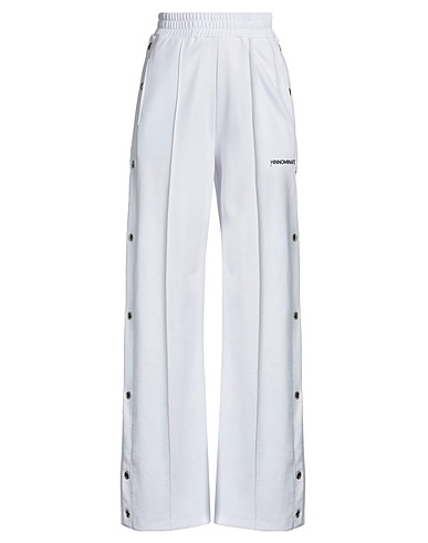 HINNOMINATE Casual trouser White 50% Cotton, 50% Polyester