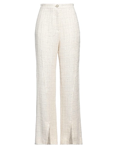 GCDS Hosen Elfenbein 62% Baumwolle, 28% Polyester, 10% Andere Fasern