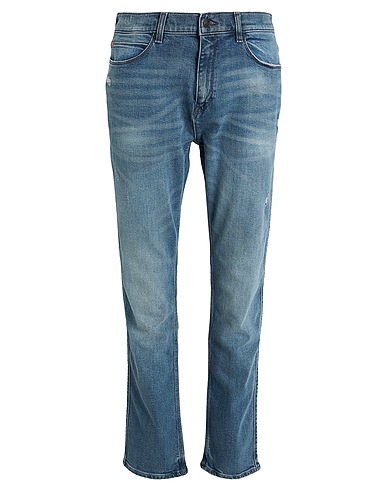 HUGO Denim trousers Blue 94% Cotton, 5% Recycled cotton, 1% Elastane