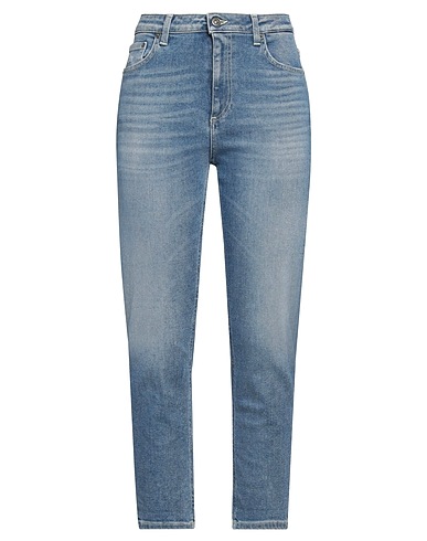 DONDUP Denim trousers Blue 99% Cotton, 1% Elastane