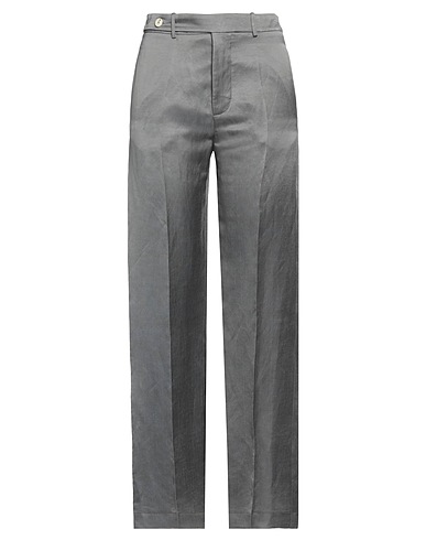 ALYSI Casual trouser Grey 62% Linen, 38% Cupro