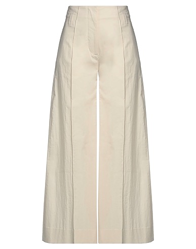 QL2  QUELLEDUE Pantalon Beige 97% Coton, 3% Élasthanne