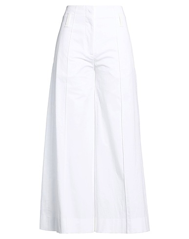 QL2 QUELLEDUE Повседневные брюки BIANCO 97% Хлопок, 3% Эластан