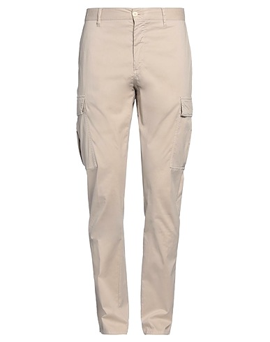 AT.P.CO Casual trouser Light grey 74% Cotton, 24% Tencel™, 2% Elastane