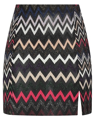 MISSONI Mini skirt Black 88% Viscose, 12% Cupro