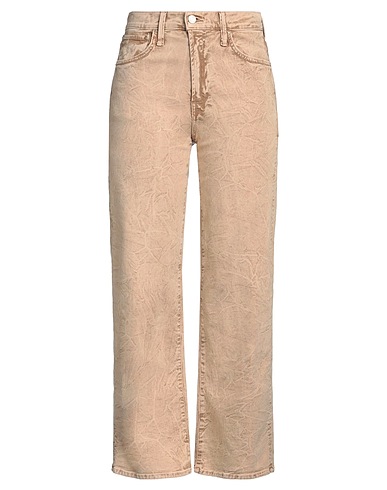 MOTHER Denim trousers Sand 58% Cotton, 40% Lyocell, 2% Elastane