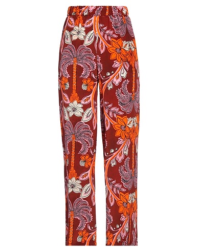 P.A.R.O.S.H. Casual trouser Brown 100% Silk