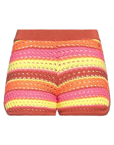 MÊME ROAD Shorts & Bermuda Brown 50% Cotton, 50% Acrylic